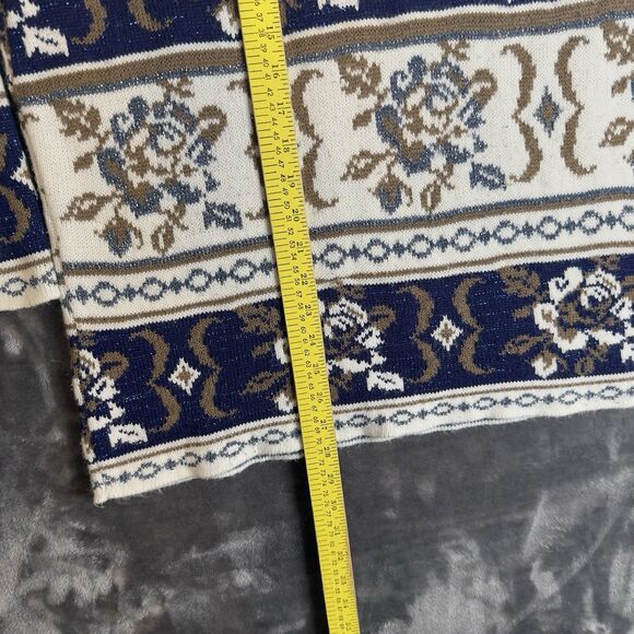 Vintage Huntington Ridge Pullover Sweater Made In USA Size Large Floral Design - Picture 4 of 8